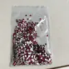 Vermelho Rosa Fundo Plano Pequeno Redondo Diamante Arte de Unha Diamante Celebridade da Internet Brilho DIY Strass Decoração de Unha de Casamento Pequena Joia Adesivo de Unha Diamante