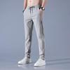 Calça Casual de Seda Gelada Estilo Coreano 2026 para Homens, Versão Fina de Verão, Adequada para o Trabalho, Calça Esportiva Respirável Tendência de Perna Reta Solta
