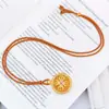 Aleación de Cobre Tienda de Oro Mismo Estilo Vajra Tachonado de Diamantes Ocho Tesoros Giratorios Brújula Luo Colgante Oro de Simulación Gama Alta Nicho Collar