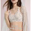 Lingerie Sexy de Renda Francesa Feminina Pequeno Busto Reunião Levanta Anti-Queda Modelagem Seios Laterais Roupa Íntima Costas Nuas Halter Costas Bonitas Sutiã