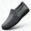 Zapatos tipo Dad de Malla sin Cordones para Hombre con Calados, Transpirables, Ligeros, Suela Suave, Zapatos para Caminar para Personas de Mediana Edad y Mayores, Fuente Directa