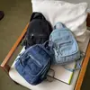 Mochila de Mezclilla Retro Multifuncional para Mujer, Nueva Mochila Pequeña de Doble Uso a la Moda, Bolso de Hombro Casual para Viajes