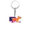 Llavero de Animalitos Doctor Dibujo Animado de Goma Suave PVC Colgante para Maleta Llavero Accesorio DIY Transfronterizo En Stock