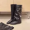 2026 Nuevo Modelo Eje Desmontable Uso Bidireccional Botas Vintage para Mujer por Encima de la Rodilla de Caña Ancha para Piernas Gruesas