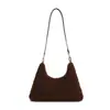 Bolsa Acolchoada Feminina 2025 Outono e Inverno Nova Moda Casual para o Dia a Dia Bolsa de Ombro Tote de Grande Capacidade Preguiçosa