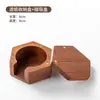 Mango de máquina de café, recipiente redondo especial para polvo, caja de almacenamiento de papel de filtro, caja de papel de filtro a prueba de polvo de madera maciza, universal 51/53/58mm