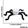 Chapéu de Aranha Engraçado de Halloween Grampo de Cabelo Decoração de Festa Suprimentos Teia de Aranha Recheada Engraçada Acessório de Cabelo Clipe Bico de Pato