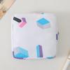 Bolsa de Cosméticos de Dibujos Animados Lindos para Toallas Sanitarias Portátil para Cosméticos Bolsa para Labiales Cosméticos Bolsa para Guardar Toallas Sanitarias de Tía