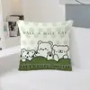 Funda de Almohada de Dibujos Animados Linda, Funda de Almohada de Sofá Estampada de Moda, Funda para Cojín de Cabecera de Coche de Dormitorio Sin Relleno