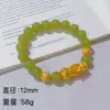 Sha Jin dominante piedra ojo de tigre fortuna valiente pulsera tienda de oro con cuentas de transferencia pulsera valiente venta al por mayor en vivo