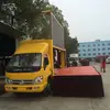 Vehículo publicitario grande multifuncional, vehículo promocional y vehículo de escenario móvil marca Azul - directo del fabricante, hecho en China