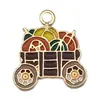 27 Acción de Gracias Calabaza con Goteo de Aceite Cosecha Coche Ardilla Pavo Zorro Colgantes Accesorios para Joyería DIY Adornos Colgantes