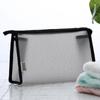 Bolsa de Cosméticos Transparente, Bolsa de Almacenamiento Pequeña Portátil, Bolsa de Almacenamiento de Gran Capacidad, Bolsa de Aseo Impermeable Multifuncional, Viaje Portátil