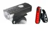 Luz frontal y trasera para bicicleta de montaña al por mayor, carga USB para ciclismo nocturno, lámpara de iluminación 2255, accesorios para equipo de ciclismo