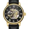 Ver Leo Lai transfronterizo hueco a través del fondo mecánico relojes de comercio exterior relojes mecánicos no automáticos mecánicos para hombre venta al por mayor