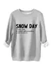 Día de Nieve Sno Da Sustantivo Amazon Ebay Estación Independiente Informal Versátil Sudadera Gruesa de Felpa Exportación