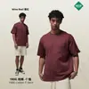 Camiseta Nueva Personalizada 190g Suelta Oversize para Hombre 100% Algodón Marca de Moda Manga Corta Lisa Color Sólido Camiseta Básica