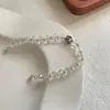 [Remolino Estrella Prisma] Estilo Chino Cubo de Azúcar Blanco Pulsera de Temperamento Sencillo Pulsera Regalo para Niñas Pulsera de Piña