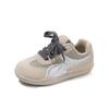 Sapatos de prancha infantis cano baixo 2025 primavera e outono novos sapatos para meninos e meninas tênis respirável rede nome sapatos de treinamento moral sapatos
