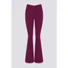 Pantalones de Fitness Transfronterizos Estilo Europeo y Americano para Mujer, Deportivos de Yoga de Cintura Alta Elásticos de Secado Rápido Pierna Ancha Adelgazantes Acampanados