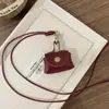 ¡¡¡Súper lindo!!! Collar Colgante Perro Globo M&M Rojo para Mujer, Nuevo Accesorio de Cadena para Suéter de Alta Gama Otoño e Invierno 2025