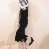 Moda Estilo Coreano Salto Alto Plataforma Bico Fino Camurça Temperamento Pessoa Baixa Strass Sapatos de Salto Único 2026 Chegada Nova de Outono