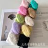 Horquilla de lana de cordero para Otoño e Invierno coreana ins color caramelo gota de agua cuadrada nube estrella de cinco puntas pequeña rizada clip BB horquilla