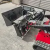 Garfos para Miniescavadeira Compacta para Carregar e Descarregar Mercadorias, Motocultivador de Esteira Agrícola, Haste de Broca, Martelo Demolidor