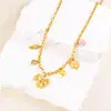 Collar con colgante de lazo tridimensional retro transfronterizo, flores de diamante amor, elementos de primavera y verano, cadena para la clavícula, joyería de acero inoxidable