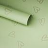 Papel de regalo de flores, fábrica de Yiwu, venta al por mayor, papel de regalo de ramo de rosas, papel Ouya de doble color, papel impermeable para personas visibles