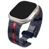 Adecuado para Apple Watch Acero Inoxidable Color Titanio Metal Iron Man Correa de Reloj Integrada Mejorada Transfronterizo