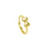 Anel de Luz Dourado Antigo Transfronteiriço Estilo Luxo Simples Anel de Peixe Escama Laço Feminino Versátil Design Sense Joias Suprimento