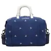 Bolsa de viagem transfronteiriça de alta qualidade, elegante, com laço, de grande capacidade, mala de bagagem, bolsa de ombro, bolsa tote acolchoada, bolsa de academia e bolsa de mão