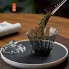 Tazón de Vidrio Baicai de Gama Alta con Cubierta, Tazón para Té Verde, Taza de Té para el Hogar, Tetera Portátil para Juego de Té Kung Fu, Individual