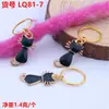 Pingente de Gatinho com Gotejamento de Óleo em Liga para Meninas Acessórios de Cabelo para Tranças Anel de Cabelo Anel de Cabelo Acessórios de Joias Artesanais DIY