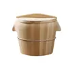 Cubo Vaporizador para Arroz, Vaporera de Madera Casera para Arroz, Vaporera de Madera Comercial para Arroz