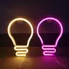 Bombilla LED Luz de Neón Colgante de Pared Luz Ambiental Popular para Check-In E-Sports Habitación Infantil Bar Habitación de Niña Decoración