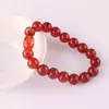 Doce Cuentas Redondas de Ágata del Zodiaco, Cuentas Sueltas de Ágata Roja, Colgantes, Cuentas Hechas a Mano, Accesorios para Manualidades