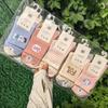Meias Infantis de Outono e Inverno, Meias de Algodão da Moda para Meninas e Meninos, Estilo Pequeno Fresco Preppy, Meias Estudantis Duráveis e Bonitas