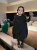 Ropa Infantil Fruta Winnie 2026 Invierno Nueva Ropa Infantil Niñas Chaleco de Lana de Lunares Vestido Falda Larga Otoño Invierno