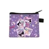 Nova Carteira de Moedas Desenho Animado Kuromi da Sanrio Moda Infantil Pequena Bolsa de Dinheiro Meninos e Meninas do Ensino Fundamental Bolsa de Armazenamento Fofa