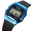 Artículos de Fábrica Synoke Reloj Digital Retro Clásico Cuadrado Pequeño Reloj Deportivo para Estudiantes Diseño Ligero y Delgado En Stock