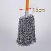 Mopa de Palo de Madera Hilo de Algodón Mopa Doméstica Antigua Mopa para Polvo Propiedad de Fábrica Absorción de Agua Mopa Grande Ordinaria Xu Xiao