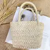Bolsos de Verano para Mujer al por Mayor, Bolsos Pequeños de Cuero de Maíz, Bolsos de Mujer Estilo Retro Pastoral, Bolsos Tejidos, Bolsos Hechos a Mano