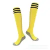 Calcetines de Fútbol Tres Rayas Equipo Adulto Entrenamiento Absorbentes de Sudor Largos Niños Base de Toalla Calcetines Deportivos Base de Toalla Engrosada