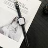 Adecuado para Apple Watch 5678910 Generación Correa de Cuero Brillante Lacado iWatch S10 Pulsera de Moda Cintura Pequeña