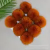 Bolas de Piel de Zorro Real Transfronterizas para Sombreros DIY Ropa de Otoño e Invierno Bolsas Accesorios Decoraciones Accesorios Bolas de Felpa Coloridas