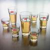 Venta directa taza de vidrio de cristal de jade para bebidas taza blanca refinada para whisky taza de cerveza restaurante de alta gama taza de té octagonal recta