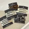 Pasador Geométrico Dongdaemun Estilo Coreano Moda Temperamento Cuadrado Hueco Celebridad de Internet Pasador Placa de Ácido Acético Pin Lateral BB