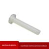 Parafuso plástico isolado parafuso plástico nylon parafuso elétrico cabeça redonda fenda cruzada Parafuso cabeça panela parafuso M3
